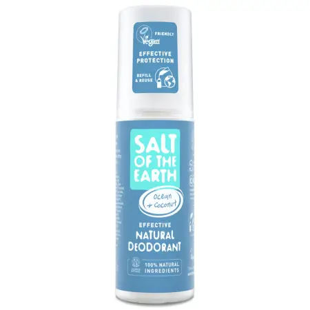 Salt of the Earth - Vegan Αποσμητικό Spray 100ml Ocean & Coconut